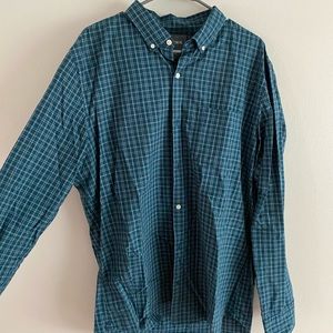 Bonobos Teal Button Down